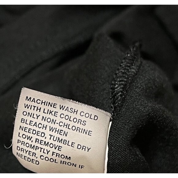 Gap Mini Dress V-Neck Black Sleeveless Tie Back Size XS Extra Small Stretch - Picture 6 of 6